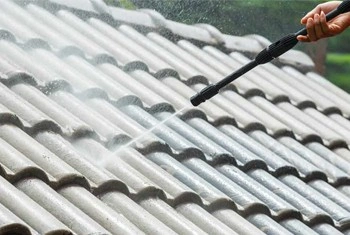 About People Helping People roof washing with pressure spray