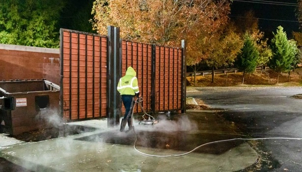About People Helping People pressure washing services for driveways and exterior surfaces